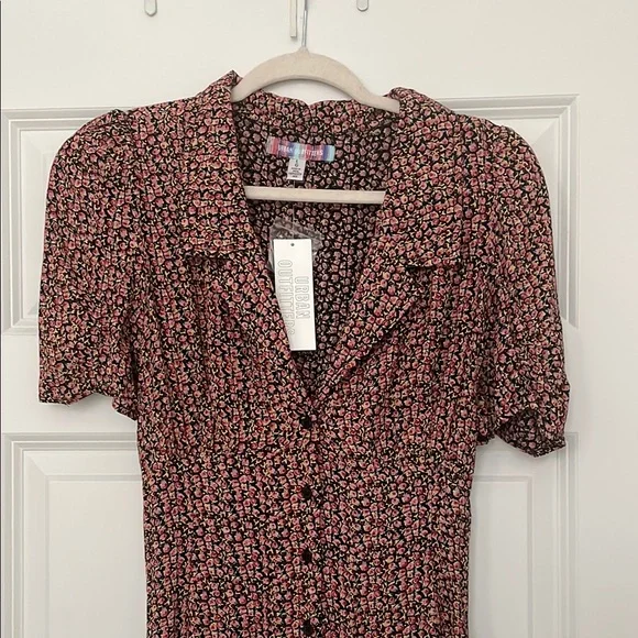 Urban Outfitters Crowley Collared women Mini Dress, with ditsy floral print - Picture 2 of 11